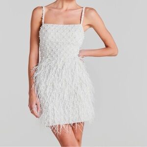 NADINE MERABI Carrie White Dress